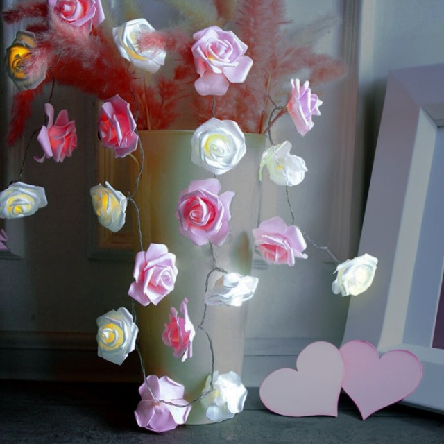 MikaMax Romantic Rose Lights in the group Sport, leisure & Hobby / Fun stuff / Smart home at TP E-commerce Nordic AB (D17045)