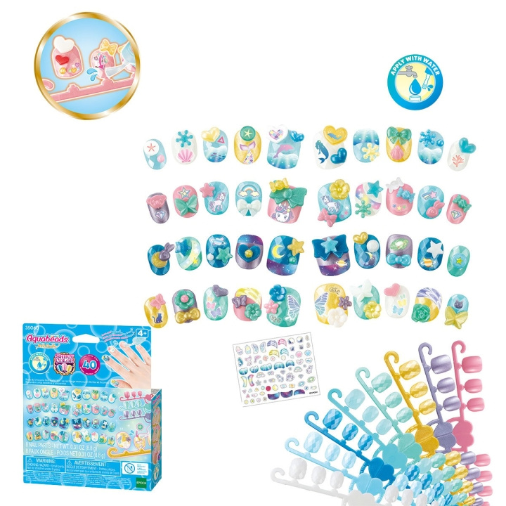 Aquabeads Nail Studio Theme Refill - (35060) in the group TOYS, KIDS & BABY PRODUCTS / Toys / Crafts at TP E-commerce Nordic AB (D17131)
