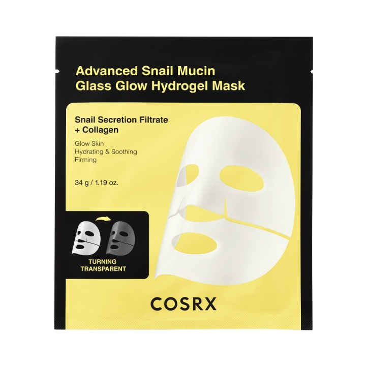 COSRX Advanced Snail Mucin Glass Glow Hydrogel Mask - 1 pcs in the group BEAUTY & HEALTH / Skin care / Face / Masks at TP E-commerce Nordic AB (D17169)