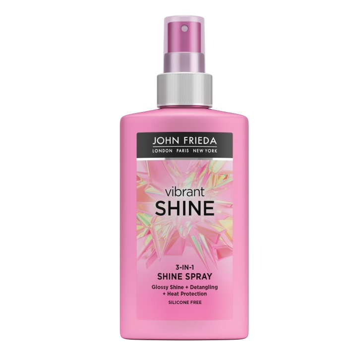 John Frieda Vibrant Shine Color 3-in-1 Shine Spray - 150 ml in the group BEAUTY & HEALTH / Hair & Styling / Hair styling / Hair spray at TP E-commerce Nordic AB (D17211)