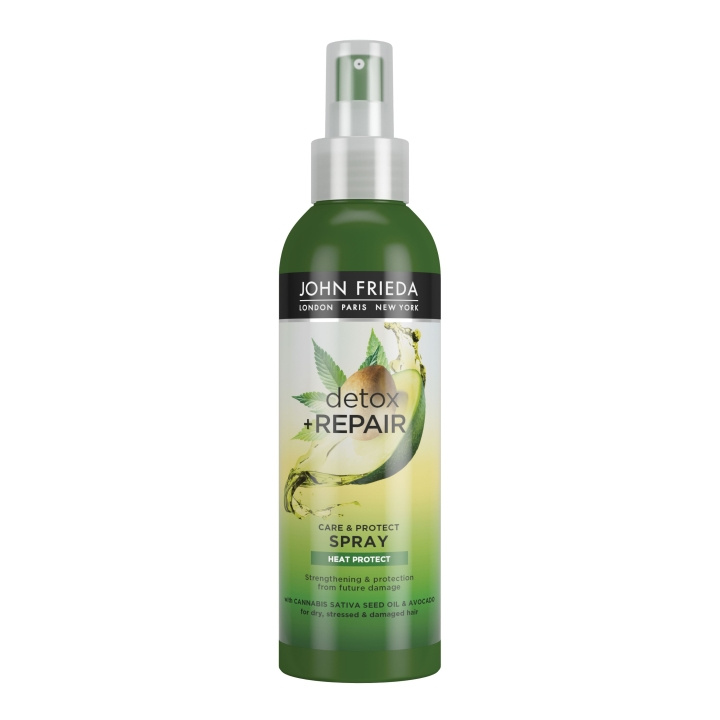 John Frieda Detox & Repair Care & Protect Spray - 200 ml - 250 ml in the group BEAUTY & HEALTH / Hair & Styling / Hair styling / Hair spray at TP E-commerce Nordic AB (D17220)