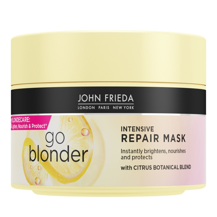 John Frieda Sheer Blonde Go Blonder Intensive Repair Mask - 250 ml in the group BEAUTY & HEALTH / Hair & Styling / Hair care / Hair Mask at TP E-commerce Nordic AB (D17225)
