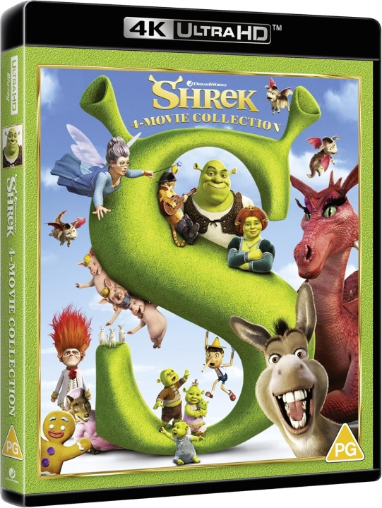 Shrek 1 to 4 Complete Movie Collection 4K Ultra HD in the group HOME ELECTRONICS / Audio & Picture / TV & Accessories / Movies / Blu-ray at TP E-commerce Nordic AB (D17268)