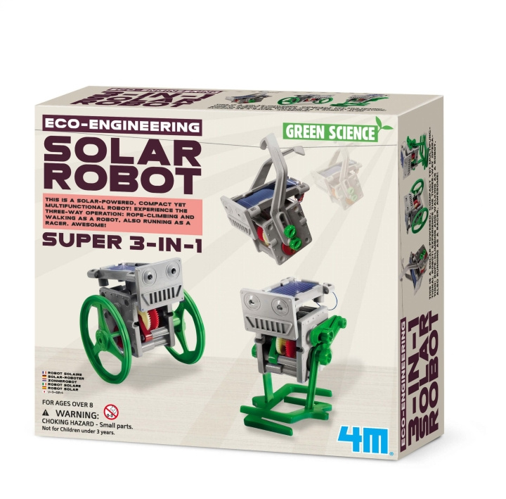 4M Eco-Engineering 3-in-1 Mini Solar Robot - (4M-3377) in the group TOYS, KIDS & BABY PRODUCTS / Toys / Experiment & DIY at TP E-commerce Nordic AB (D17277)