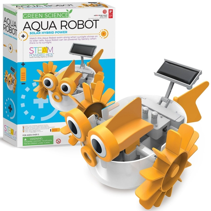 4M Green Science / Hybrid Solar Power - Aqua Robot (4M-03415) in the group TOYS, KIDS & BABY PRODUCTS / Toys / Experiment & DIY at TP E-commerce Nordic AB (D17280)