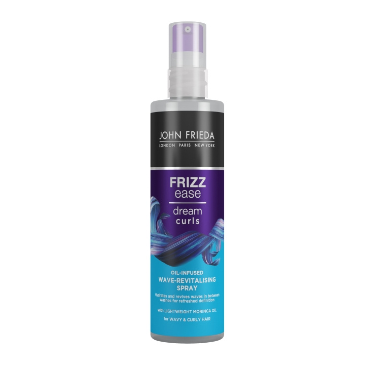 John Frieda Frizz Ease Dream Curls Oil-Infused Wave-Revitalising Spray - 150 ml in the group BEAUTY & HEALTH / Hair & Styling / Hair styling / Hair mousse at TP E-commerce Nordic AB (D17292)