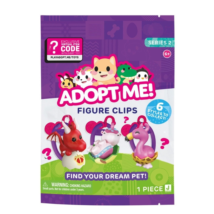 Adopt Me Clip On Figure 7,5 CM Asst. - (243-0367) in the group TOYS, KIDS & BABY PRODUCTS / Baby toys / stuffed animals at TP E-commerce Nordic AB (D17310)