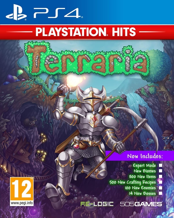 Terraria (Playstation hits) (PS4) in the group HOME ELECTRONICS / Game consoles & Accessories / Sony PlayStation 4 / Games at TP E-commerce Nordic AB (D17327)
