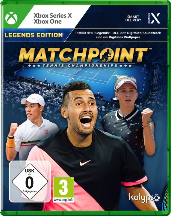 Matchpoint: Tennis Championships (Legends Edition) (IT/Multi in Game) (XseriesX) in the group HOME ELECTRONICS / Game consoles & Accessories / Xbox Series X / Games at TP E-commerce Nordic AB (D17363)