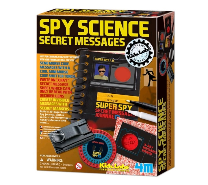 4M KidzLabs - Spy Science - Secret Message (03295) in the group TOYS, KIDS & BABY PRODUCTS / Toys / Experiment & DIY at TP E-commerce Nordic AB (D17383)