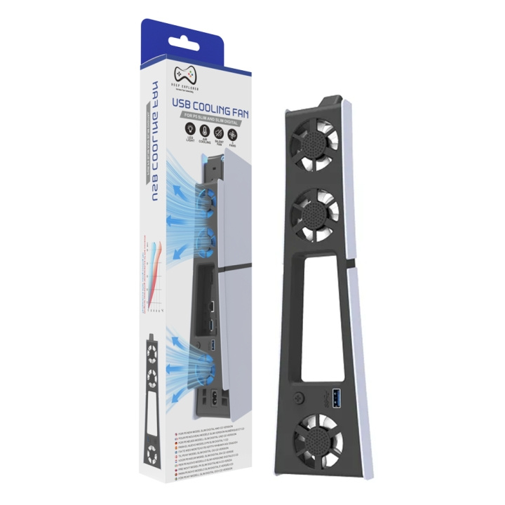 Deep Explorer - PS5 cooling fan in the group HOME ELECTRONICS / Game consoles & Accessories / Sony PlayStation 5 at TP E-commerce Nordic AB (D17389)