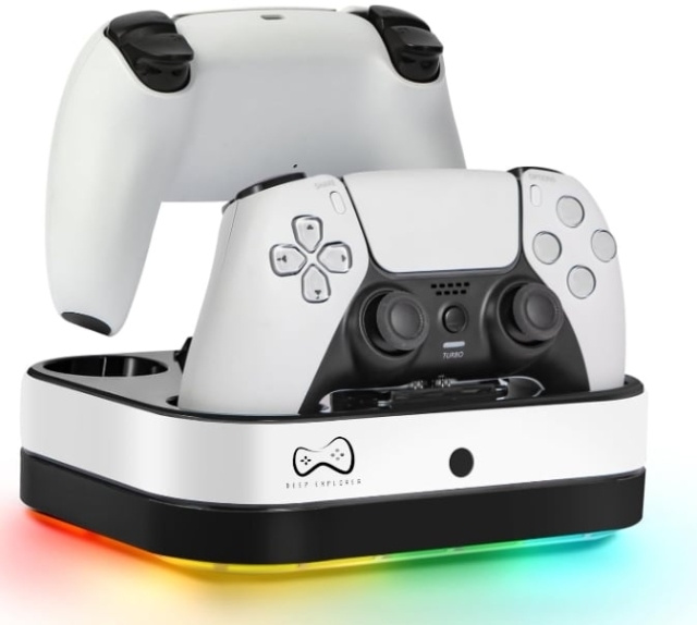 Deep Explorer PS5 Charging Station in the group HOME ELECTRONICS / Game consoles & Accessories / Sony PlayStation 5 at TP E-commerce Nordic AB (D17391)