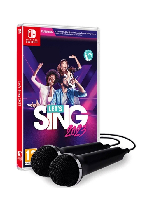 Let\'s Sing 2023 (Double Mic Bundle) (SPA/Multi in Game) (Switch) in the group HOME ELECTRONICS / Game consoles & Accessories / Nintendo Switch / Games at TP E-commerce Nordic AB (D17452)