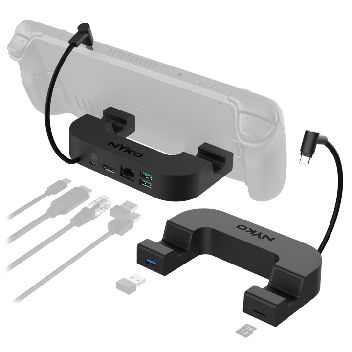 Nyko Steam Deck Power Dock 7-In-1 Usb-C Docking Station in the group SMARTPHONE & TABLETS / Chargers & Cables / Docking stations at TP E-commerce Nordic AB (D17497)