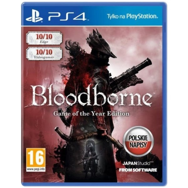 Bloodborne - Game of the Year Edition (PL/Multi in Game) (PS4) in the group HOME ELECTRONICS / Game consoles & Accessories / Sony PlayStation 4 / Games at TP E-commerce Nordic AB (D17582)