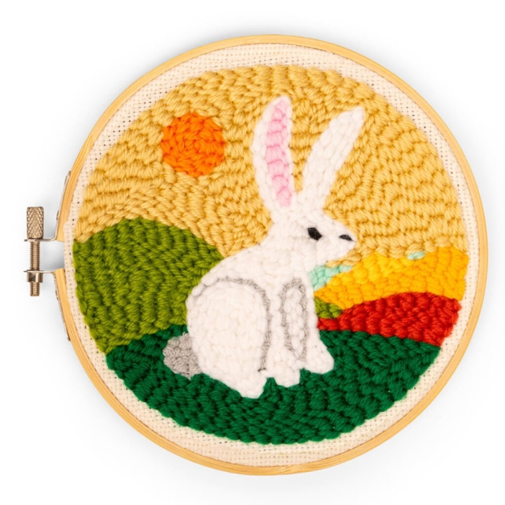 Kikkerland Hare Punch Needle - (GG272) in the group Sport, leisure & Hobby / Fun stuff / Fun stuff at TP E-commerce Nordic AB (D17596)