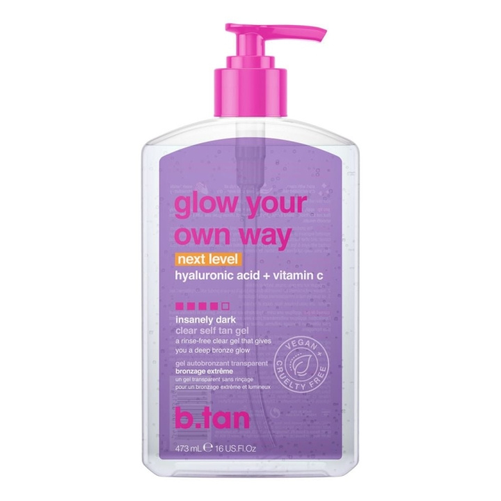 b.tan Glow Your Own Way NEXT LEVEL Tan Gel 473 ml in the group BEAUTY & HEALTH / Skin care / Tanning / Sunless tanning at TP E-commerce Nordic AB (D17624)