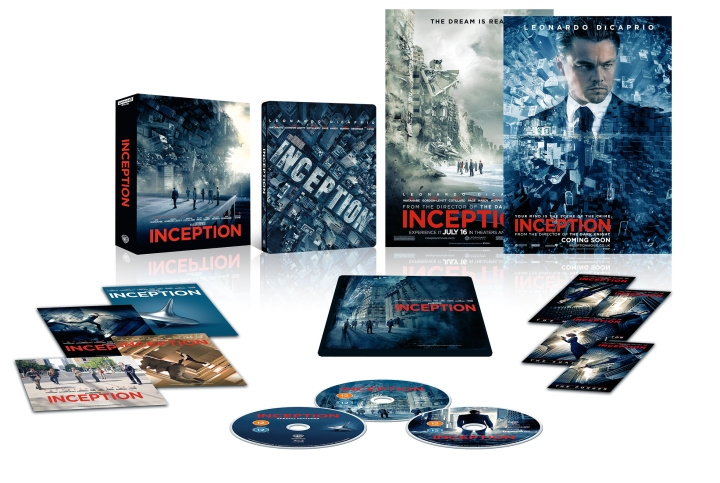 INCEPTION STEELBOOK 3-disc (BD + 4K UHD in the group HOME ELECTRONICS / Audio & Picture / TV & Accessories / Movies / Blu-ray at TP E-commerce Nordic AB (D17636)