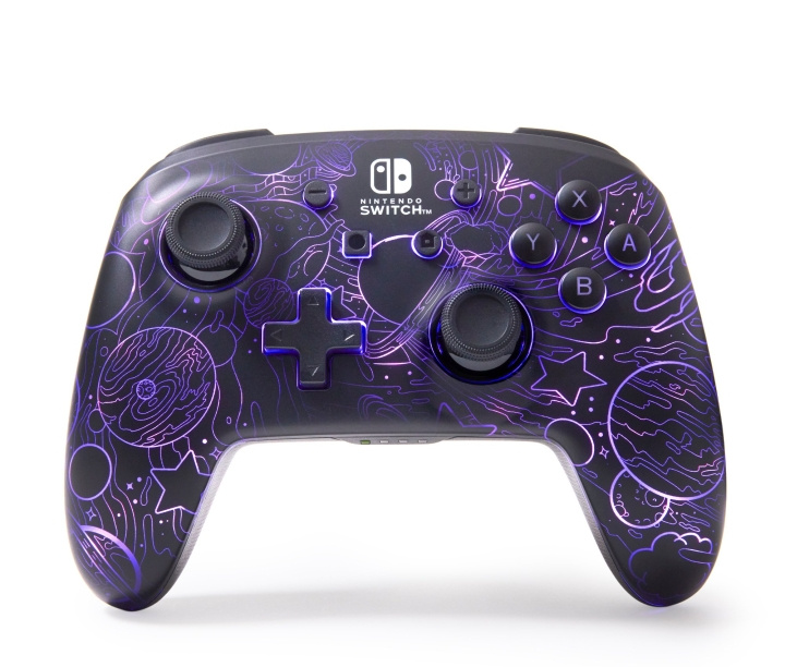 PowerA Enhanced Wireless Controller With Lumectra - Galactic Vortex (Nintendo Switch) in the group HOME ELECTRONICS / Game consoles & Accessories / Nintendo Switch / Accessories at TP E-commerce Nordic AB (D17677)