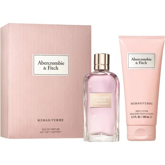 Abercrombie & Fitch First Instinct For Her EDP 100 ml + Bodylotion 200 ml in the group BEAUTY & HEALTH / Gift sets / Gift sets for her at TP E-commerce Nordic AB (D17685)