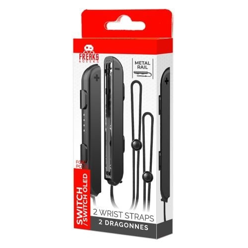Trade Invaders Joy-Con hand wrist strap *1 pair Black in the group HOME ELECTRONICS / Game consoles & Accessories / Nintendo Switch / Accessories at TP E-commerce Nordic AB (D17691)