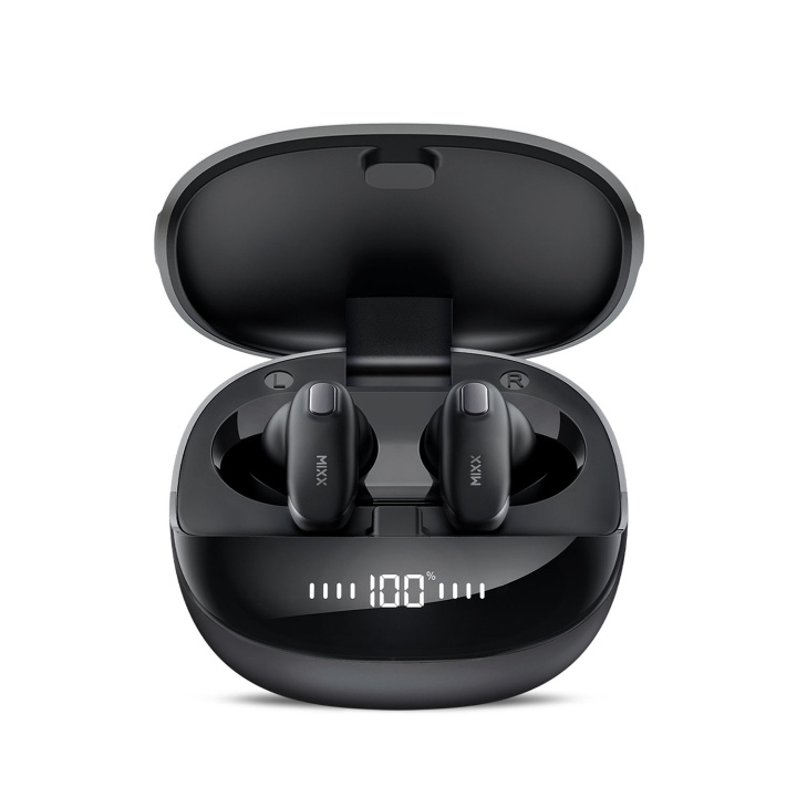 MIXX Headphone Mini Charge 2 In-Ear Tws Qi Wireless Black in the group HOME ELECTRONICS / Audio & Picture / Headphones & Accessories / Headphones at TP E-commerce Nordic AB (D18131)
