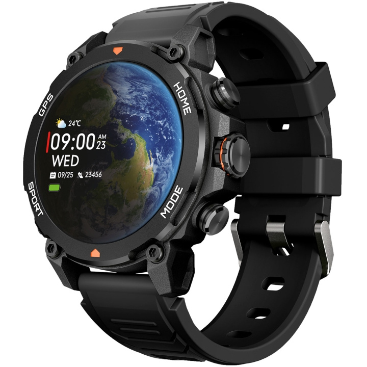 KSIX Smartklocka Explorer GPS - Svart in the group Sport, leisure & Hobby / Smartwatch & Activity trackers / Smartwatches at TP E-commerce Nordic AB (D18177)