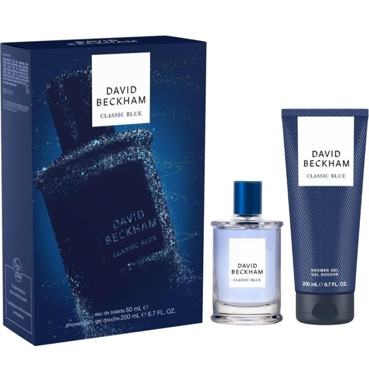 David Beckham Giftset David Beckham Classic Blue Edt 50ml + Shower Gel 200ml in the group BEAUTY & HEALTH / Gift sets / Gift sets for him at TP E-commerce Nordic AB (D18210)