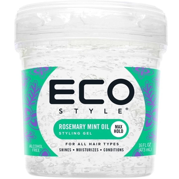 Eco Style Rosemary Mint Oil Styling Gel 473ml in the group BEAUTY & HEALTH / Hair & Styling / Hair styling / Styling cream at TP E-commerce Nordic AB (D18254)