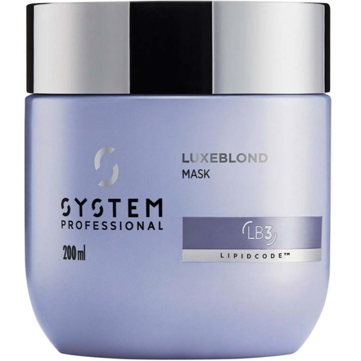 System Professional LuxeBlond Mask 200ml in the group BEAUTY & HEALTH / Hair & Styling / Hair care / Hair Mask at TP E-commerce Nordic AB (D18284)