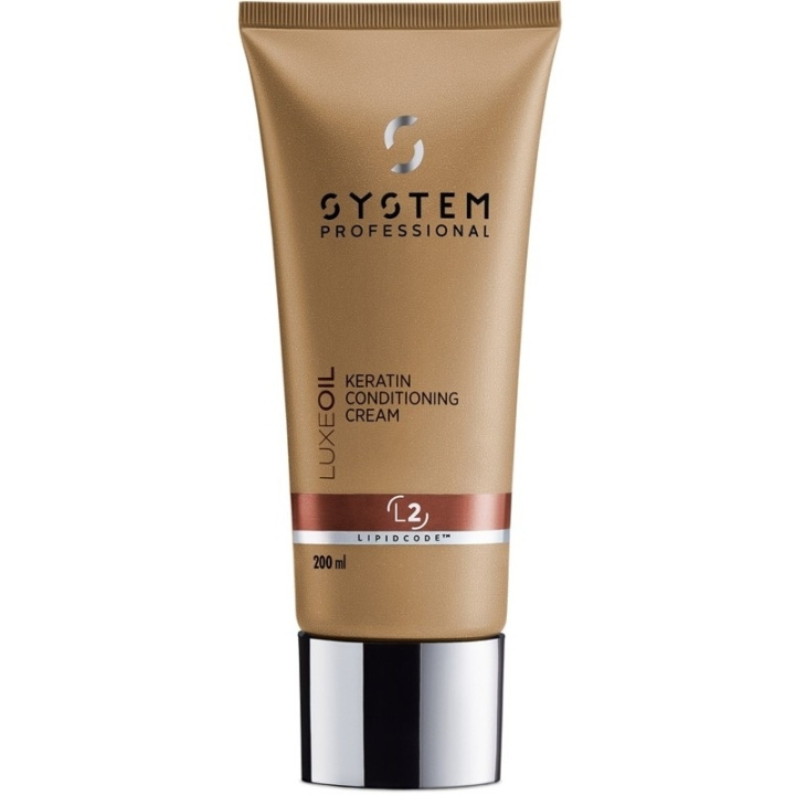 System Professional LuxeOil Keratin Conditioning Cream 200ml in the group BEAUTY & HEALTH / Hair & Styling / Hair care / Conditioner at TP E-commerce Nordic AB (D18290)