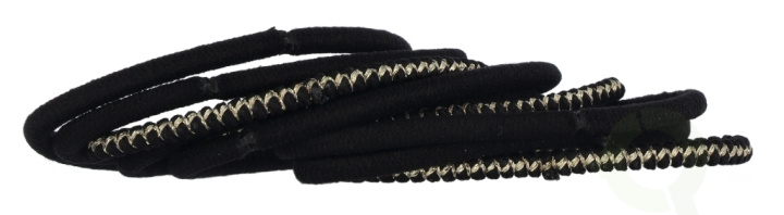 Bachca Paris Thick Hair Elastics Set 9 piece 9 Pieces Black & Lurex in the group Sport, leisure & Hobby / Accessories / Other accessories at TP E-commerce Nordic AB (D18297)