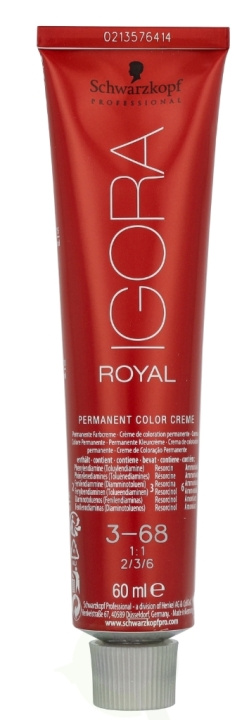 Schwarzkopf Igora Royal Permanent Color Creme 60 ml 3-68 in the group BEAUTY & HEALTH / Hair & Styling / Hair care / Hair Dye / Hair Dye & Color bombs at TP E-commerce Nordic AB (D18379)