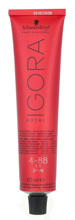 Schwarzkopf Igora Royal Permanent Color Creme 60 ml 4-88 in the group BEAUTY & HEALTH / Hair & Styling / Hair care / Hair Dye / Hair Dye & Color bombs at TP E-commerce Nordic AB (D18380)