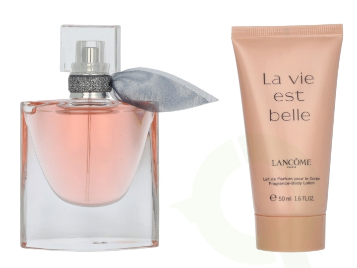 Lancome La Vie Est Belle Giftset 80 ml Edp Spray 30ml/Body Lotion 50ml in the group BEAUTY & HEALTH / Fragrance & Perfume / Perfumes / Perfume for her at TP E-commerce Nordic AB (D18413)