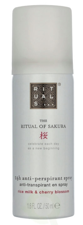 Rituals Sakura 24H Anti-Perspirant Spray 50 ml Rice Milk & Cherry Blossom in the group BEAUTY & HEALTH / Fragrance & Perfume / Deodorants / Deodorant for men at TP E-commerce Nordic AB (D18416)