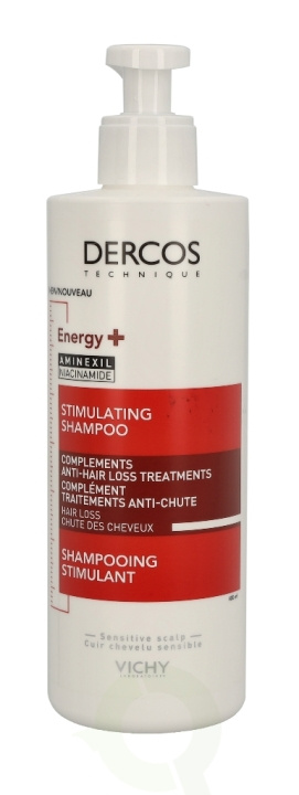 Vichy Dercos Energising Shampoo With Aminexil 400 ml in the group BEAUTY & HEALTH / Hair & Styling / Hair care / Schampoo at TP E-commerce Nordic AB (D18425)