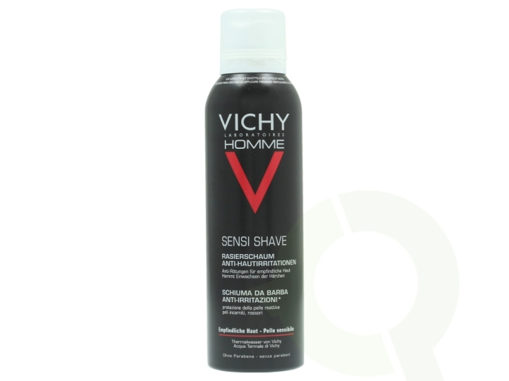 Vichy Homme Anti Irritation Shaving Foam 200 ml Sensitive Skin in the group BEAUTY & HEALTH / Hair & Styling / Shaving & Trimming / Razors & Accessories at TP E-commerce Nordic AB (D18426)