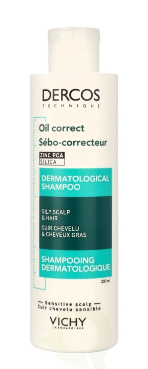 Vichy Dercos Oil-Correct Dermatological Shampoo 200 ml in the group BEAUTY & HEALTH / Hair & Styling / Hair care / Schampoo at TP E-commerce Nordic AB (D18454)