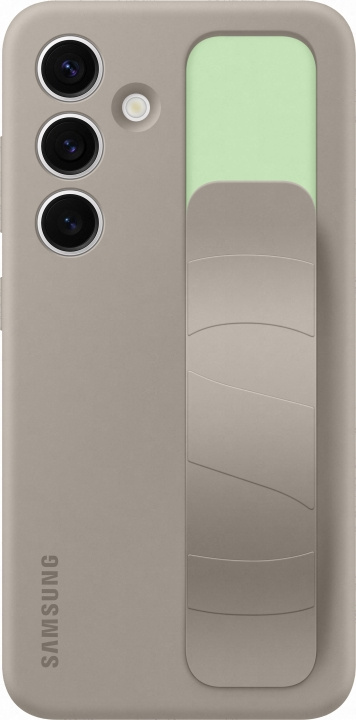 Samsung Galaxy S24 Standing Grip Case, brown in the group SMARTPHONE & TABLETS / Phone cases / Samsung at TP E-commerce Nordic AB (D18495)