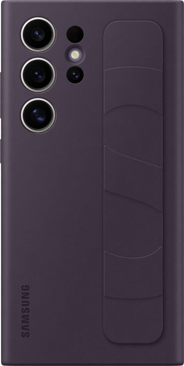Samsung Galaxy S24 Ultra Standing Grip Case, dark purple in the group SMARTPHONE & TABLETS / Phone cases / Samsung at TP E-commerce Nordic AB (D18498)