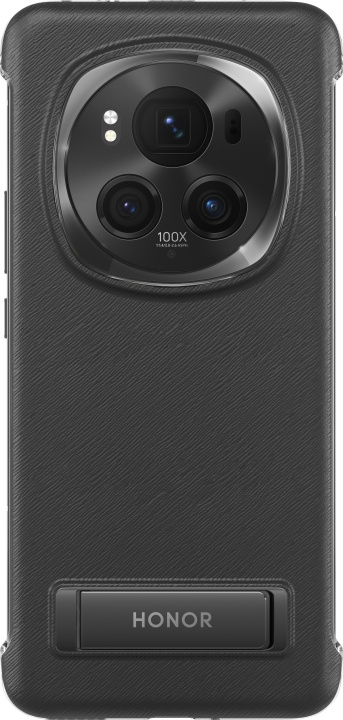 Honor Magic6 Pro protective case with stand, black in the group SMARTPHONE & TABLETS / Phone cases / Huawei/Honor at TP E-commerce Nordic AB (D18529)