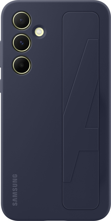 Samsung Galaxy A55 Standing Grip Case, blue / black in the group SMARTPHONE & TABLETS / Phone cases / Samsung at TP E-commerce Nordic AB (D18534)