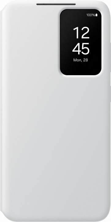 Samsung Galaxy S24 Clear View Wallet Cover, white in the group SMARTPHONE & TABLETS / Phone cases / Samsung at TP E-commerce Nordic AB (D18559)