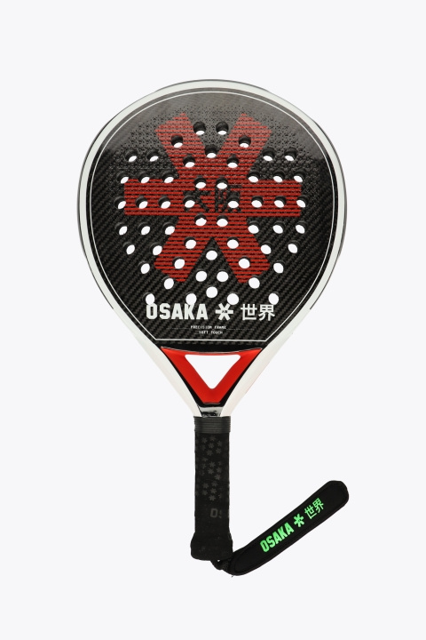 Osaka Padel Pro Tour Precision - Soft White/Oxy red in the group Sport, leisure & Hobby / Sports equipment / Padel rackets at TP E-commerce Nordic AB (D18575)