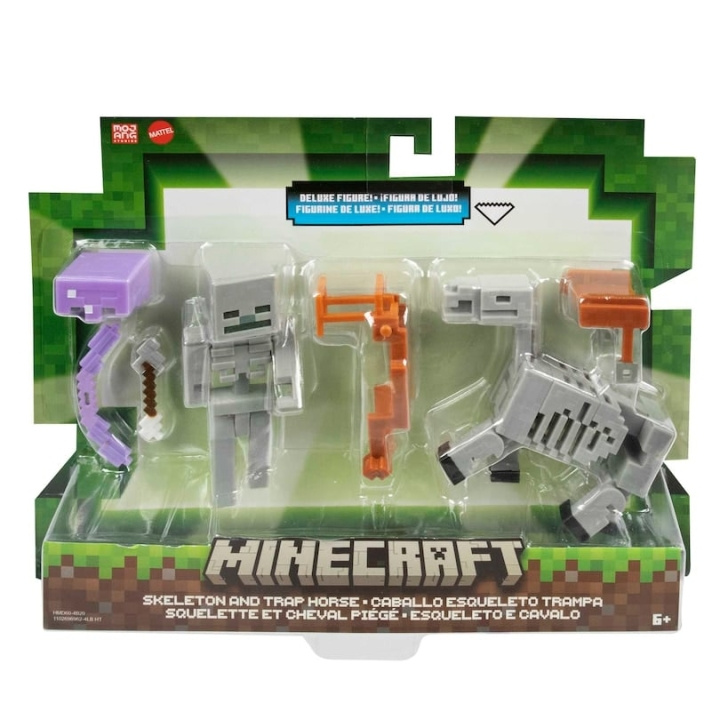 MINECRAFT Skeleton and Trap Horse (GTT53) in the group TOYS, KIDS & BABY PRODUCTS / Toys / Figures, Miniatures & accessories at TP E-commerce Nordic AB (D18585)