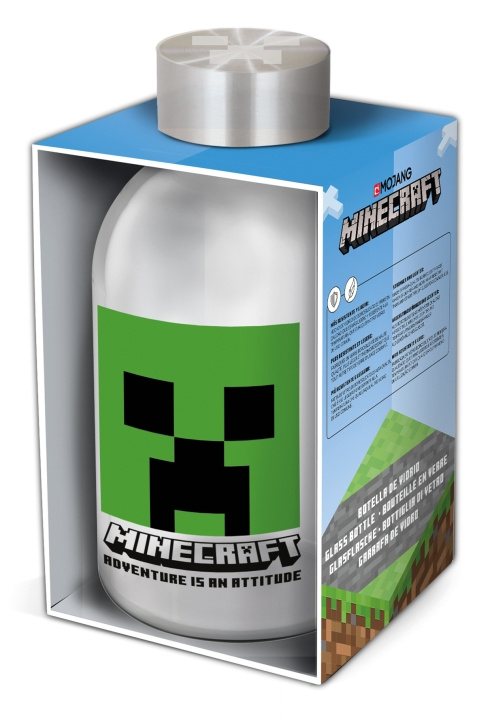 MINECRAFT Glass Bottle Gift Set (444) in the group TOYS, KIDS & BABY PRODUCTS / Eat & Drink / Baby bottle & Accessories at TP E-commerce Nordic AB (D18602)
