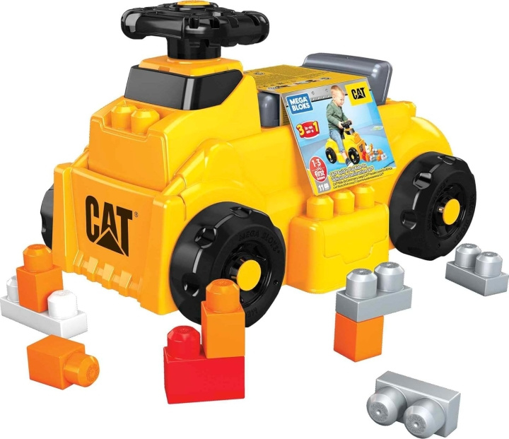 Mega Bloks CAT Build n\' Play Ride-On (HDJ29)) in the group TOYS, KIDS & BABY PRODUCTS / Toys / Walking cars at TP E-commerce Nordic AB (D18605)