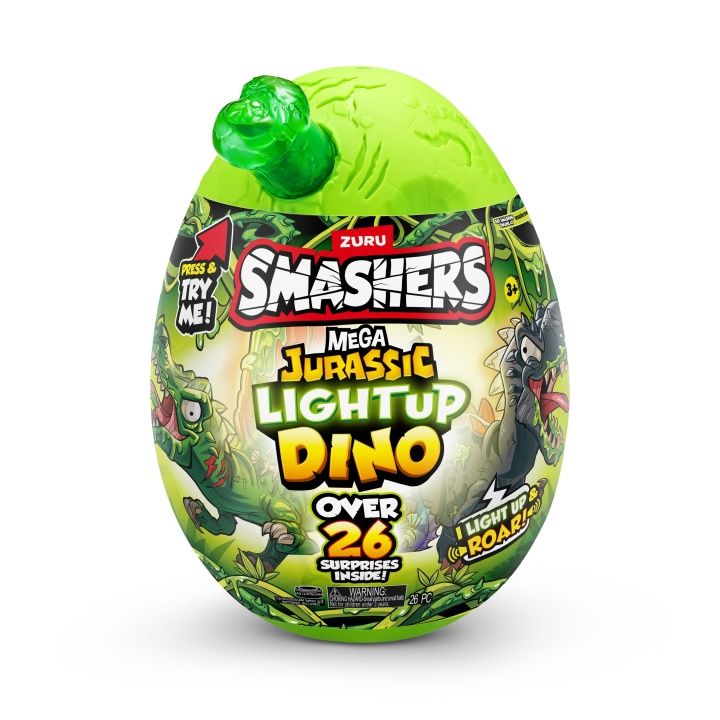 Smashers Mega Jurassic Light up Dino (74108) in the group TOYS, KIDS & BABY PRODUCTS / Toys / Figures, Miniatures & accessories at TP E-commerce Nordic AB (D18610)