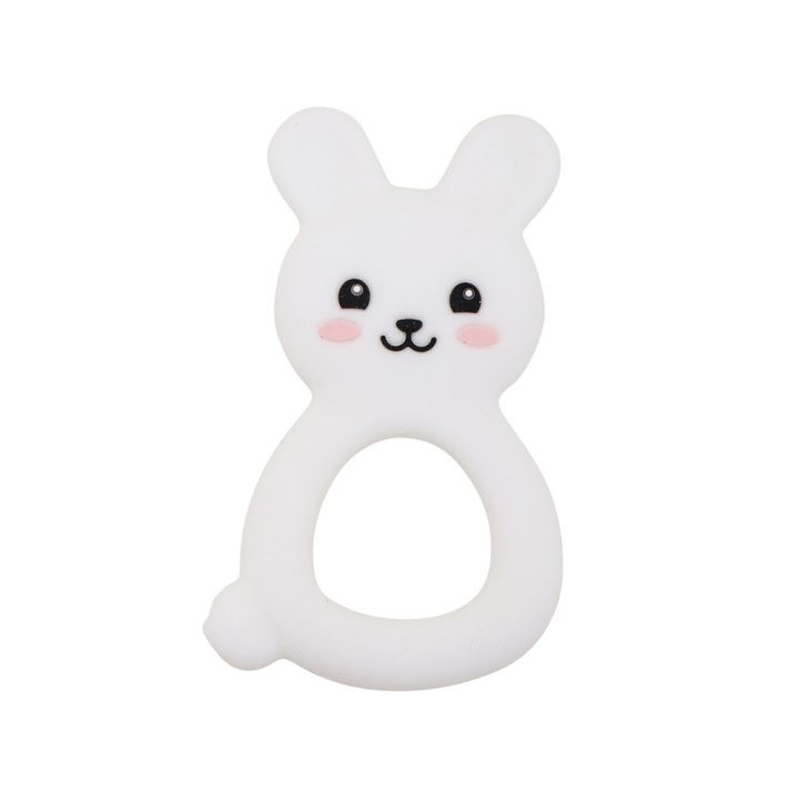 Jellystone Designs - Bunny Teether - white (JSD0381) in the group TOYS, KIDS & BABY PRODUCTS / Baby Gadgets / Pacifiers & Teething toys at TP E-commerce Nordic AB (D18618)
